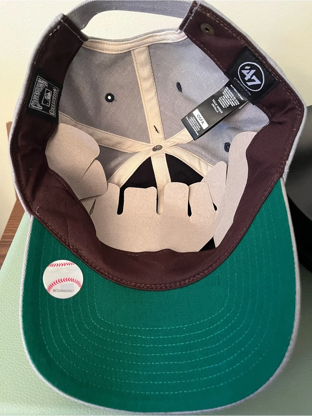 ‘47 New York Yankees Cooperstown Adjustable Gray Cap